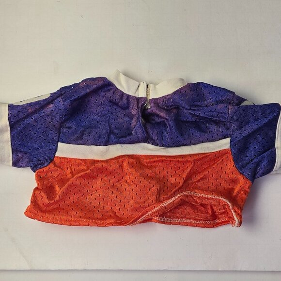 Vintage Cabbage Patch Clothes Football Uniform Jersey #9 Blue Orange 1980s CPK - Picture 6 of 10
